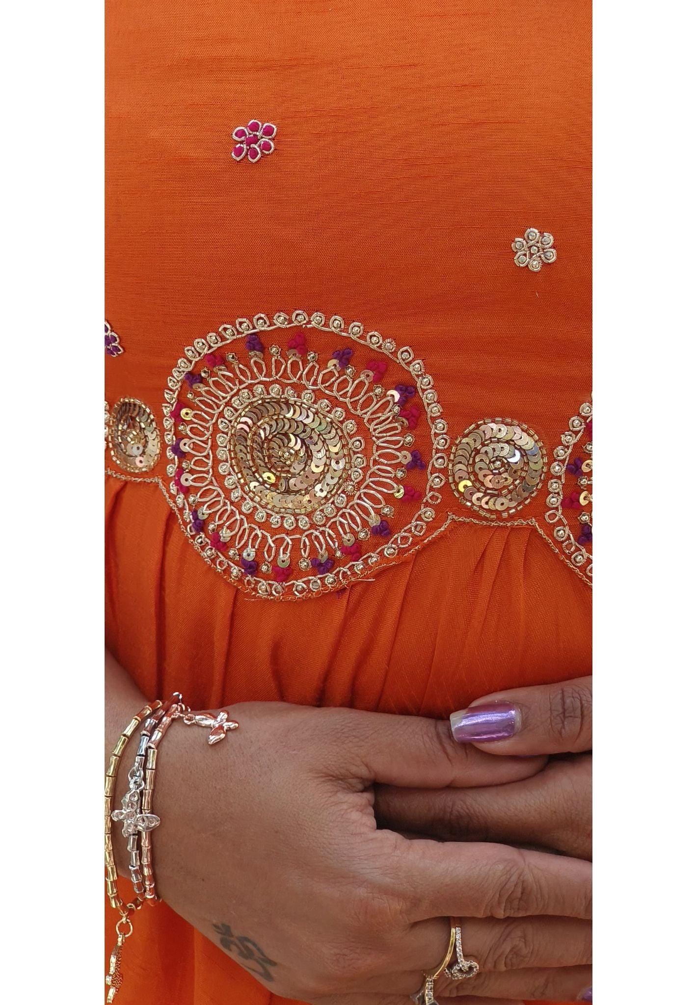 Beautiful Anarkali Dola Silk Zardozi Embroidery Gown With Dupatta-08152