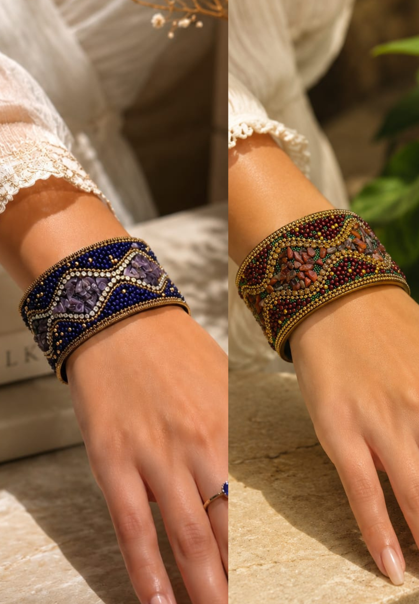 Crystal Embellished Designer Cut Dana Premium Fashion Bracelet