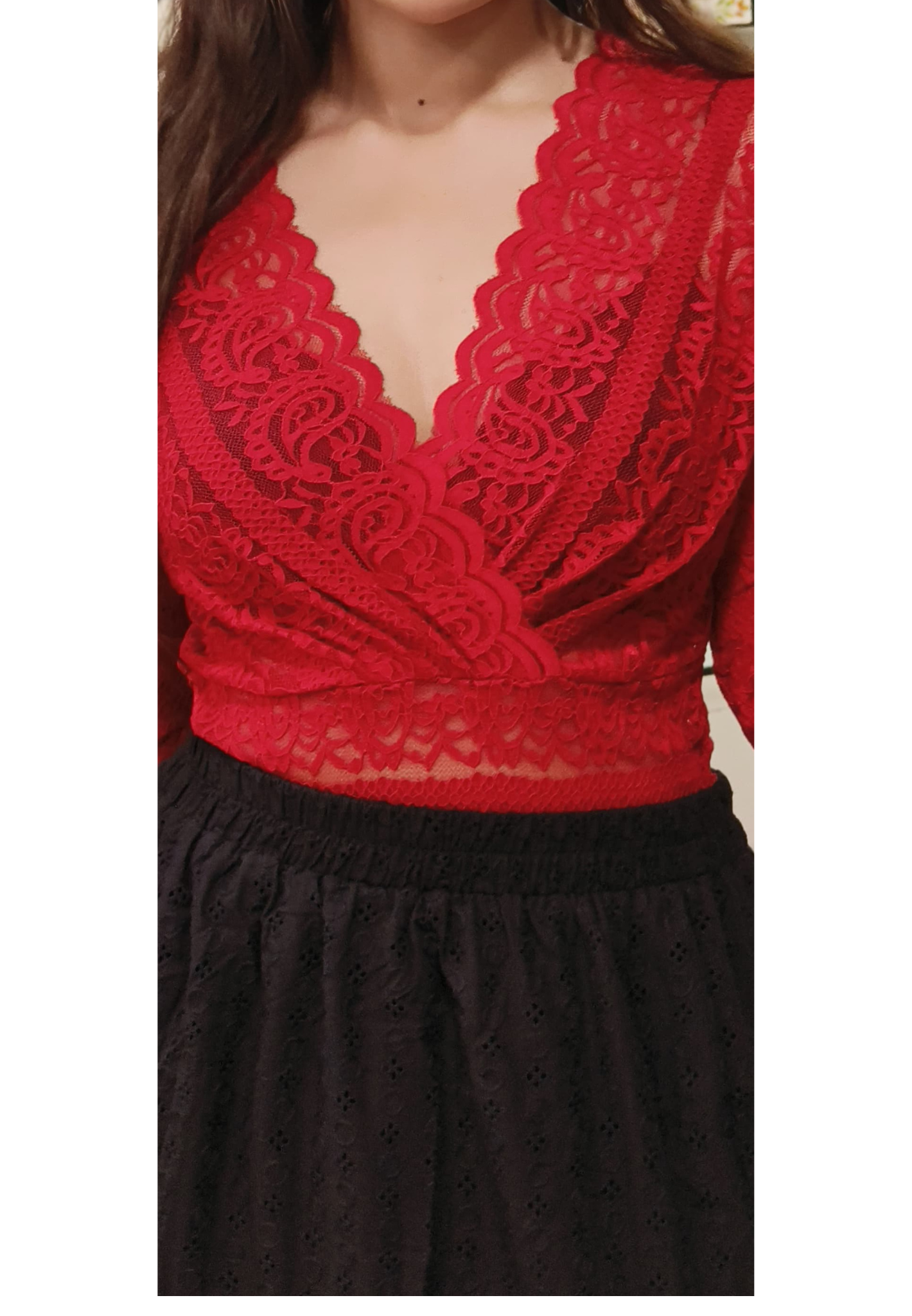 Netted Stylish Stretchable Top
