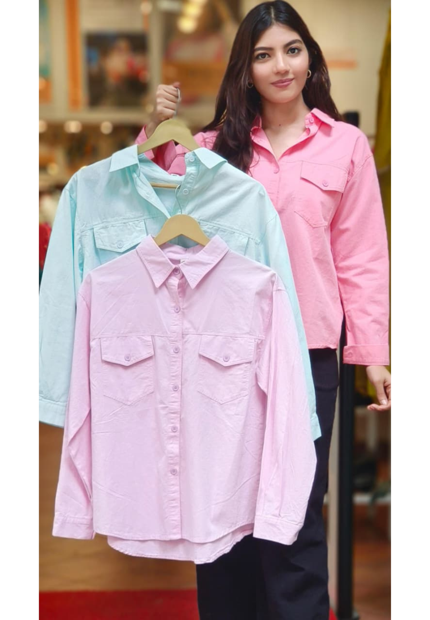 Effortless Summer Chic Solid Shade Turn-down Collar Loose Shirt
