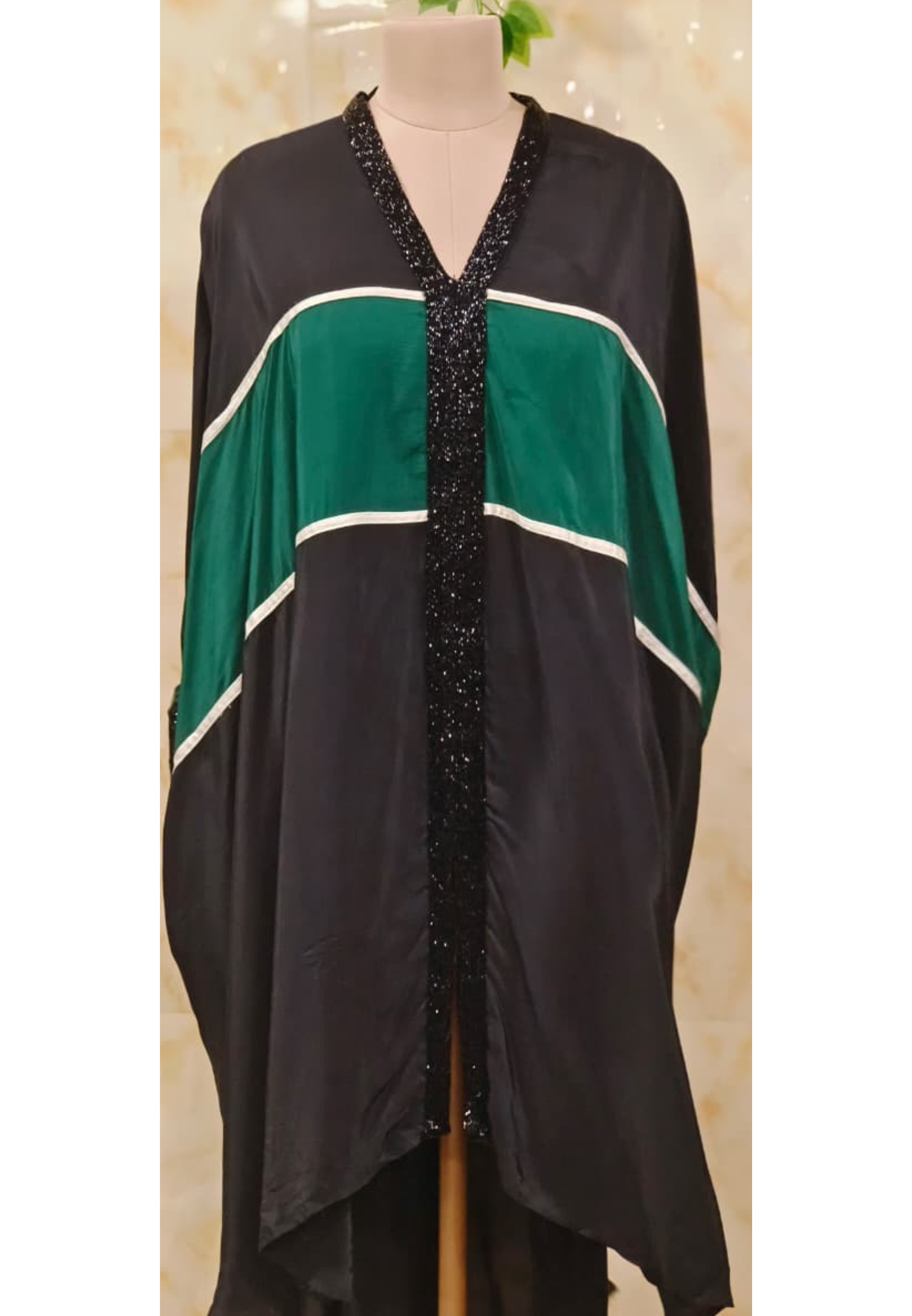 Oversize Midnight Glam Designer Indo-Western Kaftan Only- 11287, 11288