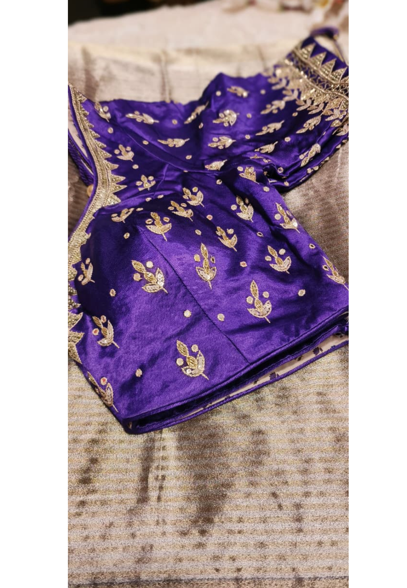 Premium Tissue Designer Party Wear Saree With Complete Handwork Blouse