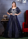 Stylish mesmerising  cocktail  Party Long Gown DRY WASH