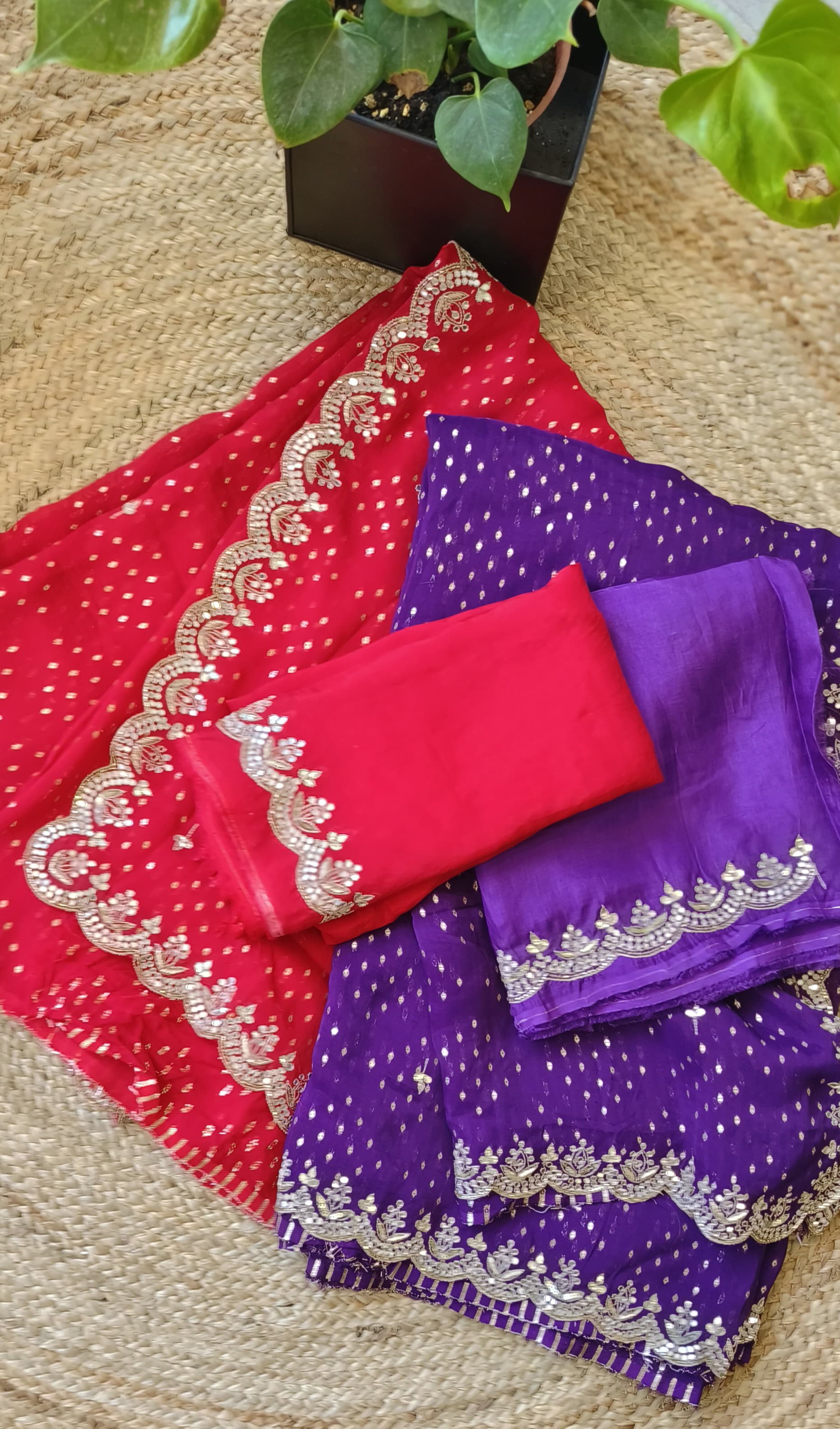 Embroidered Bordered Beautiful Soft Silk Saree with unstitched blouse DRYWASH-04951