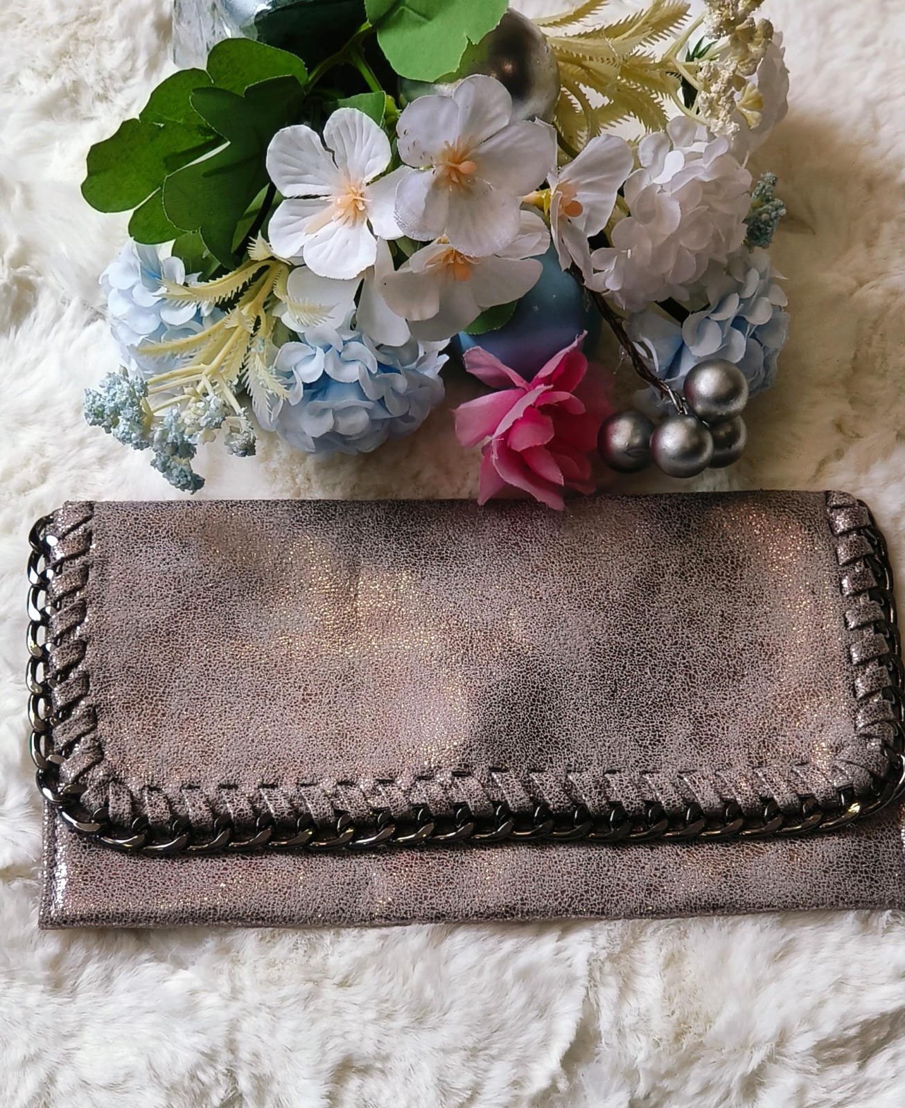 Suede Leather Women Wallet -