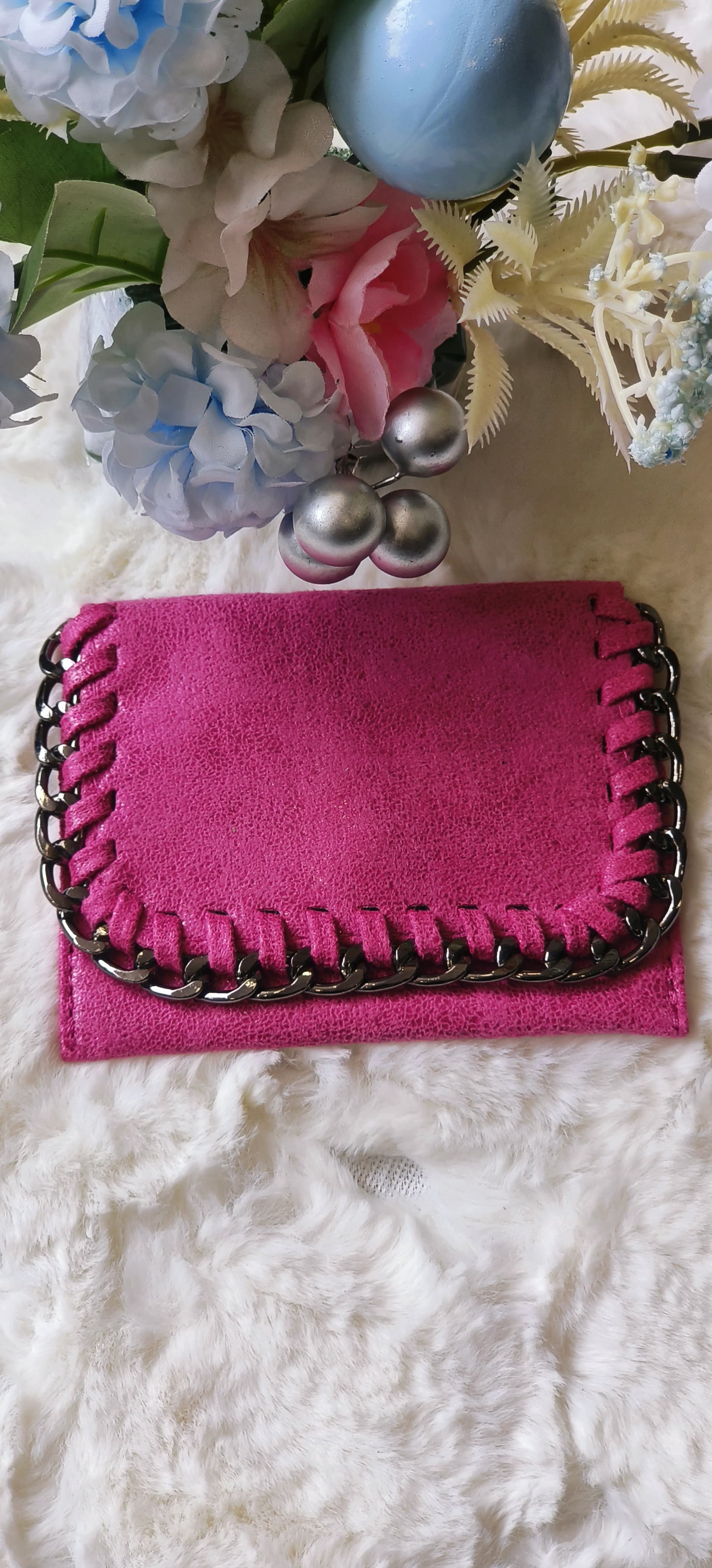 Shining Suede Leather women Wallet -