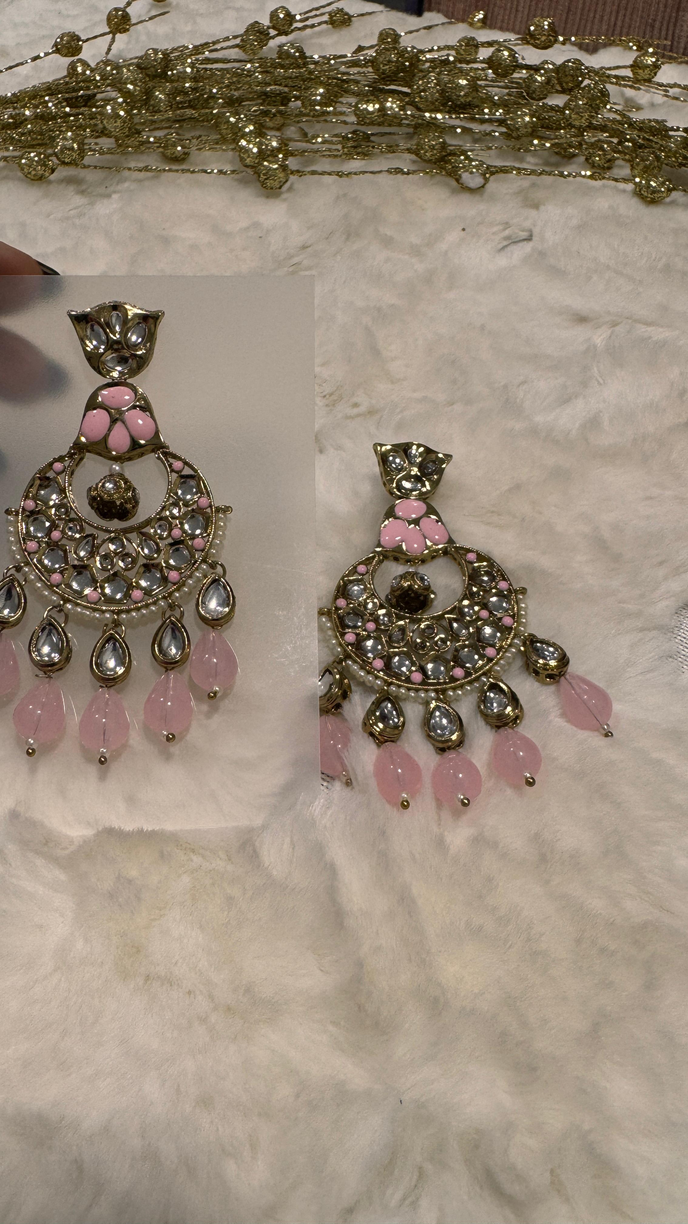 Kundan  Dangle  Earrings for women