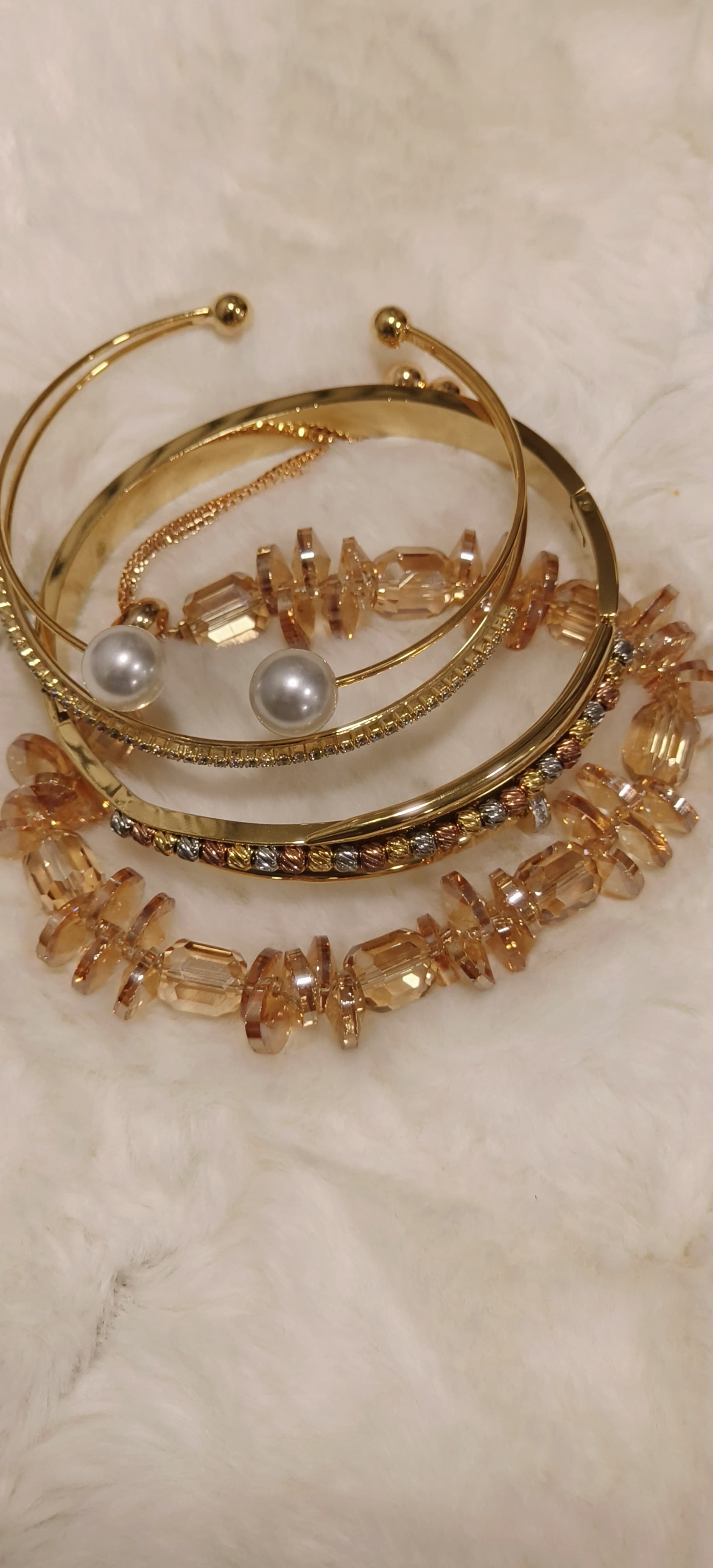 Gold-Plated Multistrand Bracelet