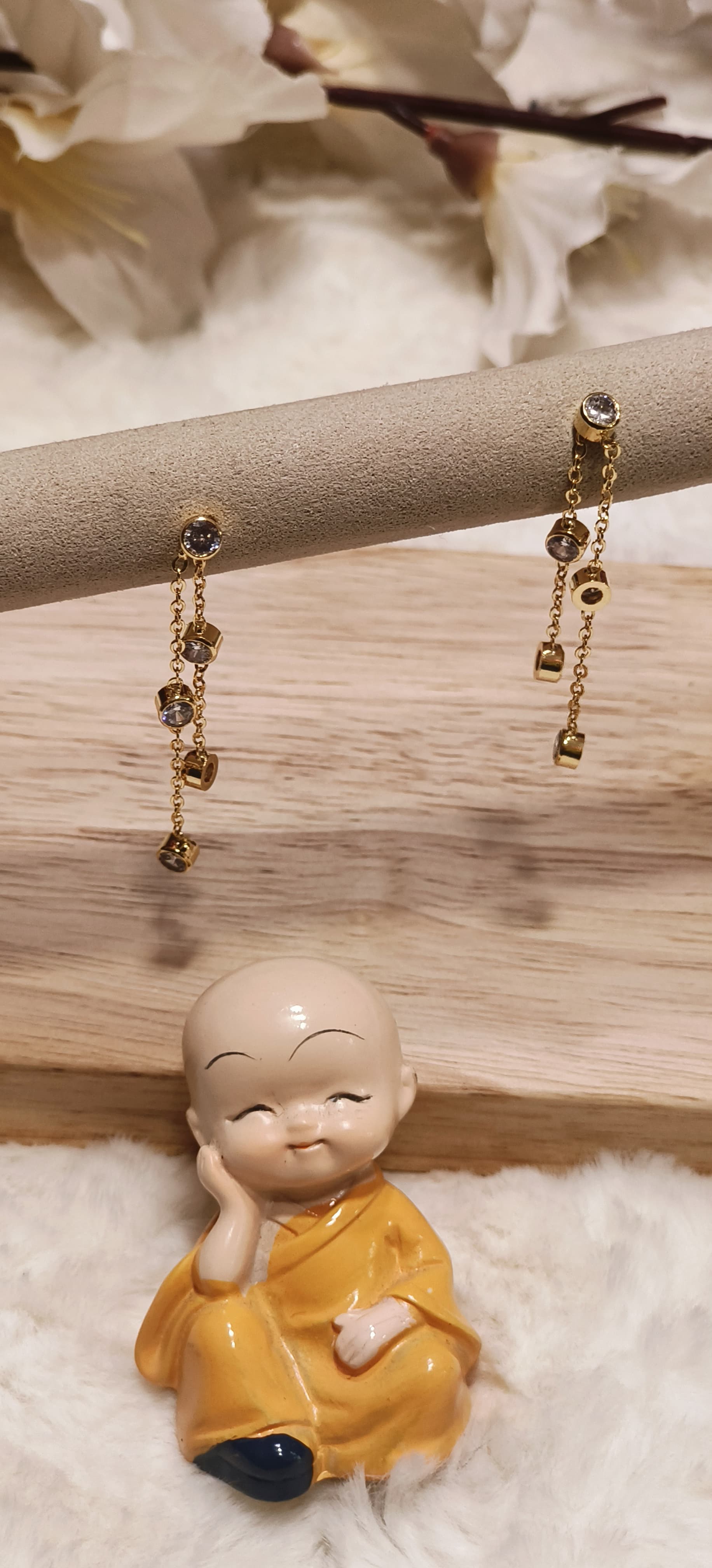 Diamond Drop Clip Earrings Tassel Trendy