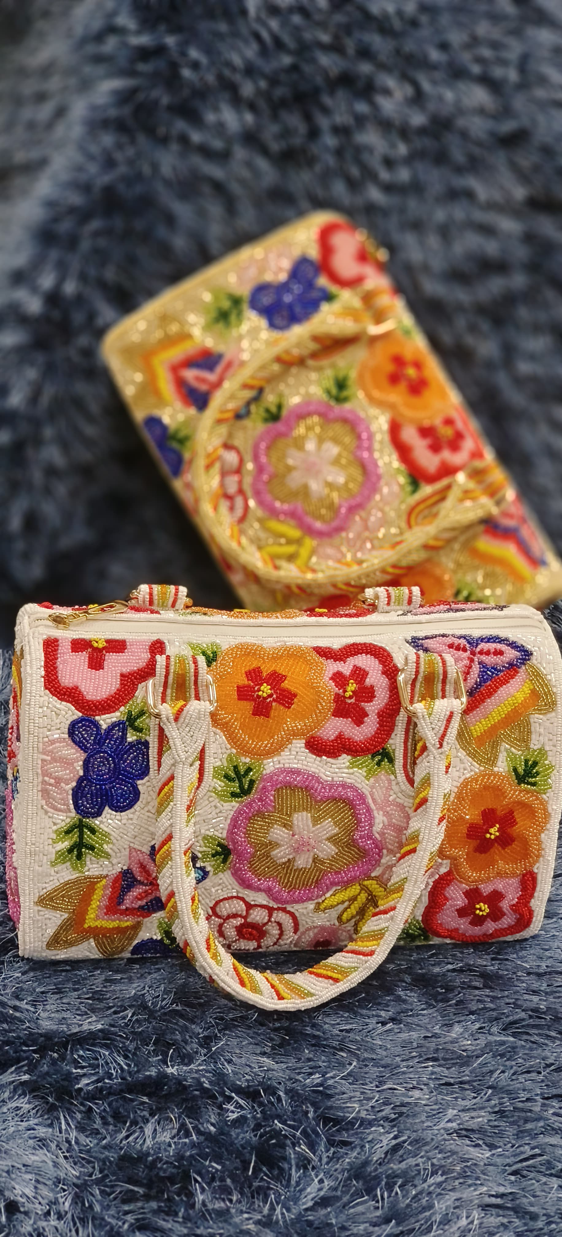 Phulkari Charm Tote Kind Hand Purse