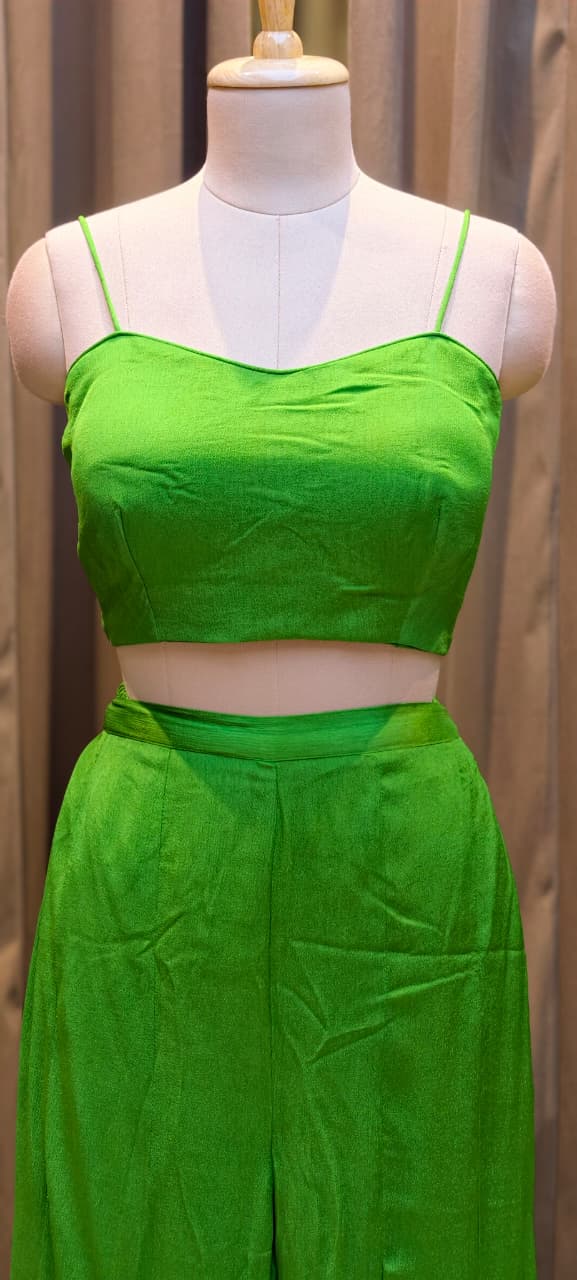 Rajasthani Elegance Multicolor Highlights Coin Tasseled Designer Outer With Buster & Flared Palazzo Bottom- 13325
