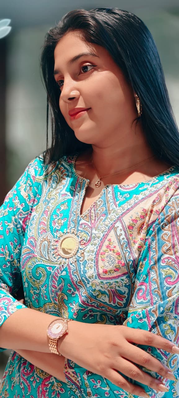 Nature’s Canva Indian Ethnic Printed Kurta Pant Set In Cotton Fabric- 13528