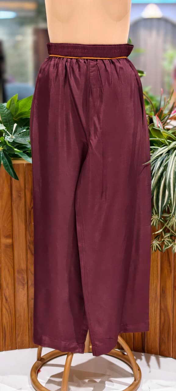 Ajrakh Multi Prints Ethnic Wear A-Line Kurta Pant Set In Pure Crepe Fabric-13753