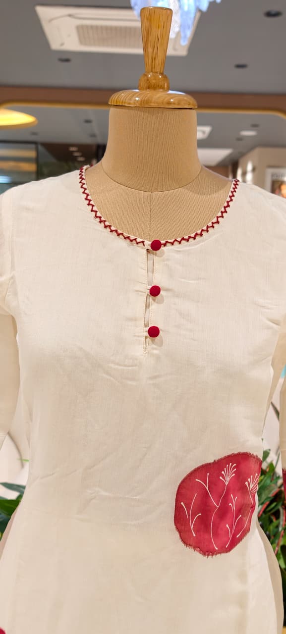 Galaxy Giant Round Blocks Print Premium Mul-Cotton Kurta Pant Set- 14141  RB147