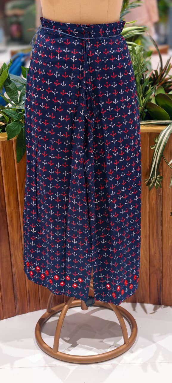 Real Mirror Haulter Neckline Summer Friendly Printed Kurta Pant Set In Cotton Fabric- 14190 RB168