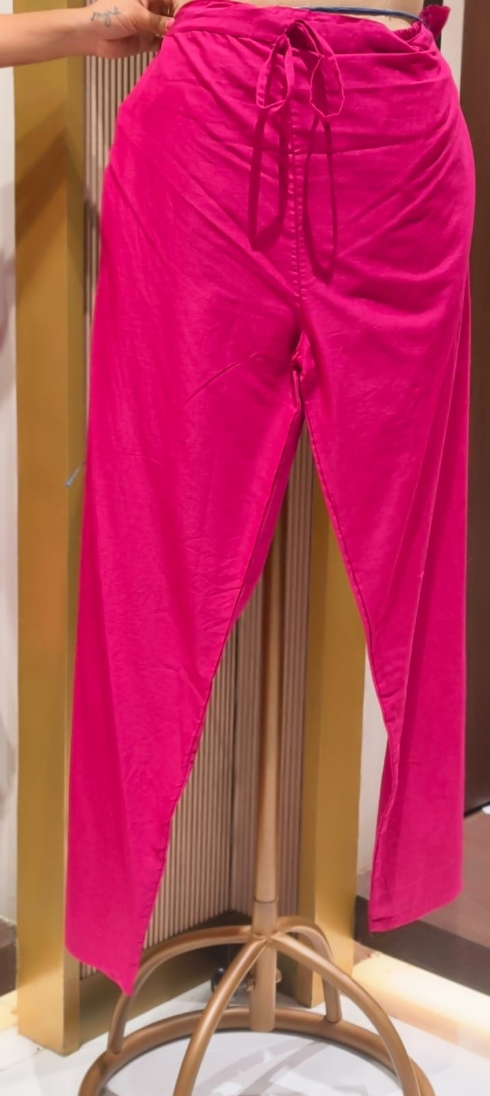 Stylish Mul Cotton A-Line Full Suit Set with Beautiful Mirror Embroidery and Both Side Pockets- 15167