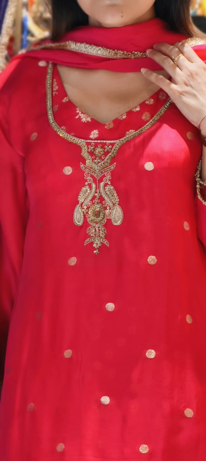 Elegant Vibrant Padded Bustier Top with Embroidered Short Kurti and  Brocade Banarasi Skirt with Dupatta Set-16591