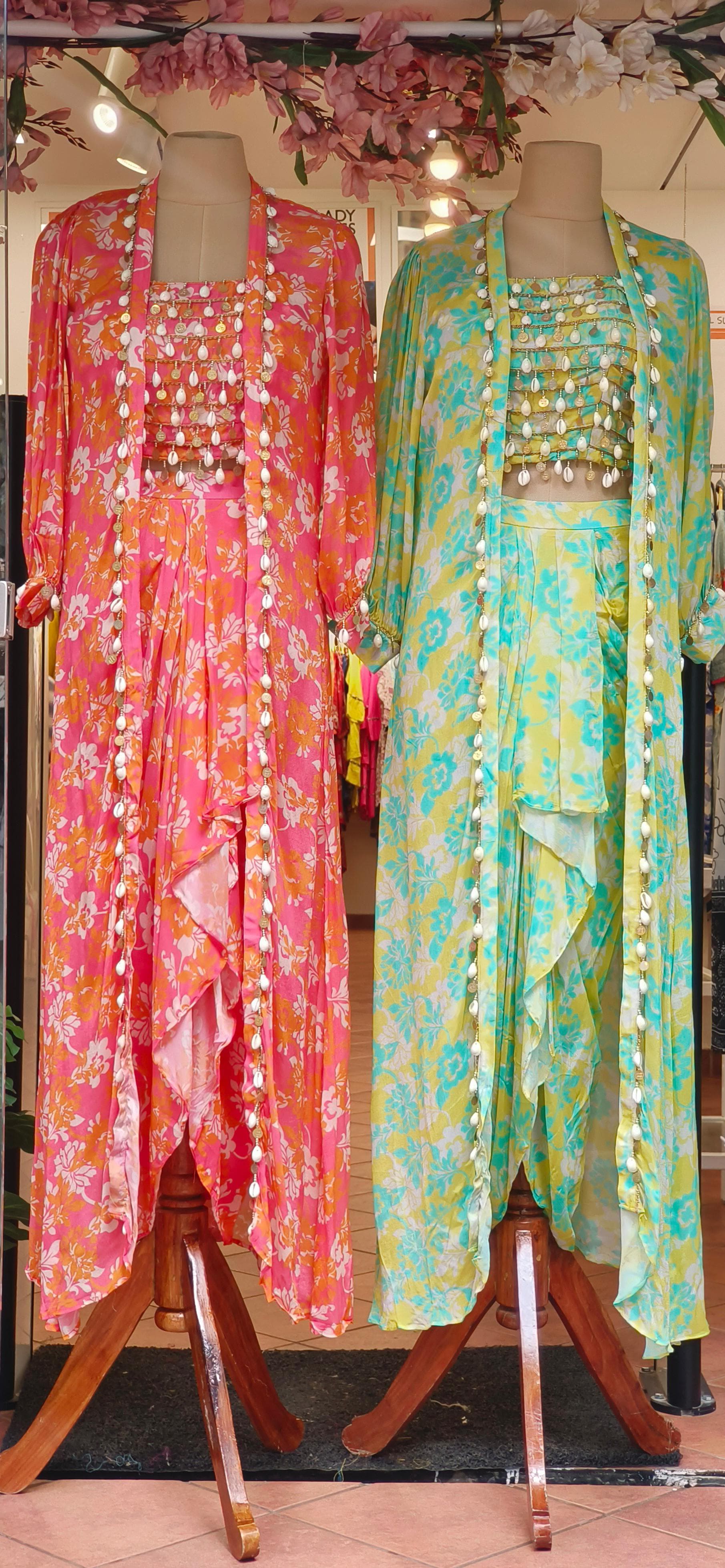 Designer indo western Floral Party Wear Attire