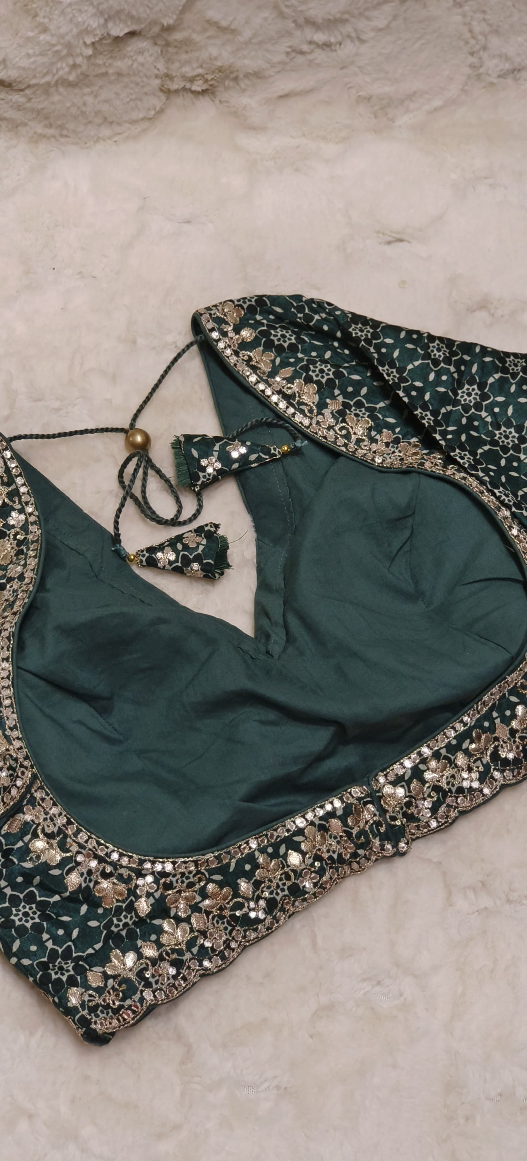 Printed Muslin Designer Gotta patti work Saree with Stiched Blouse