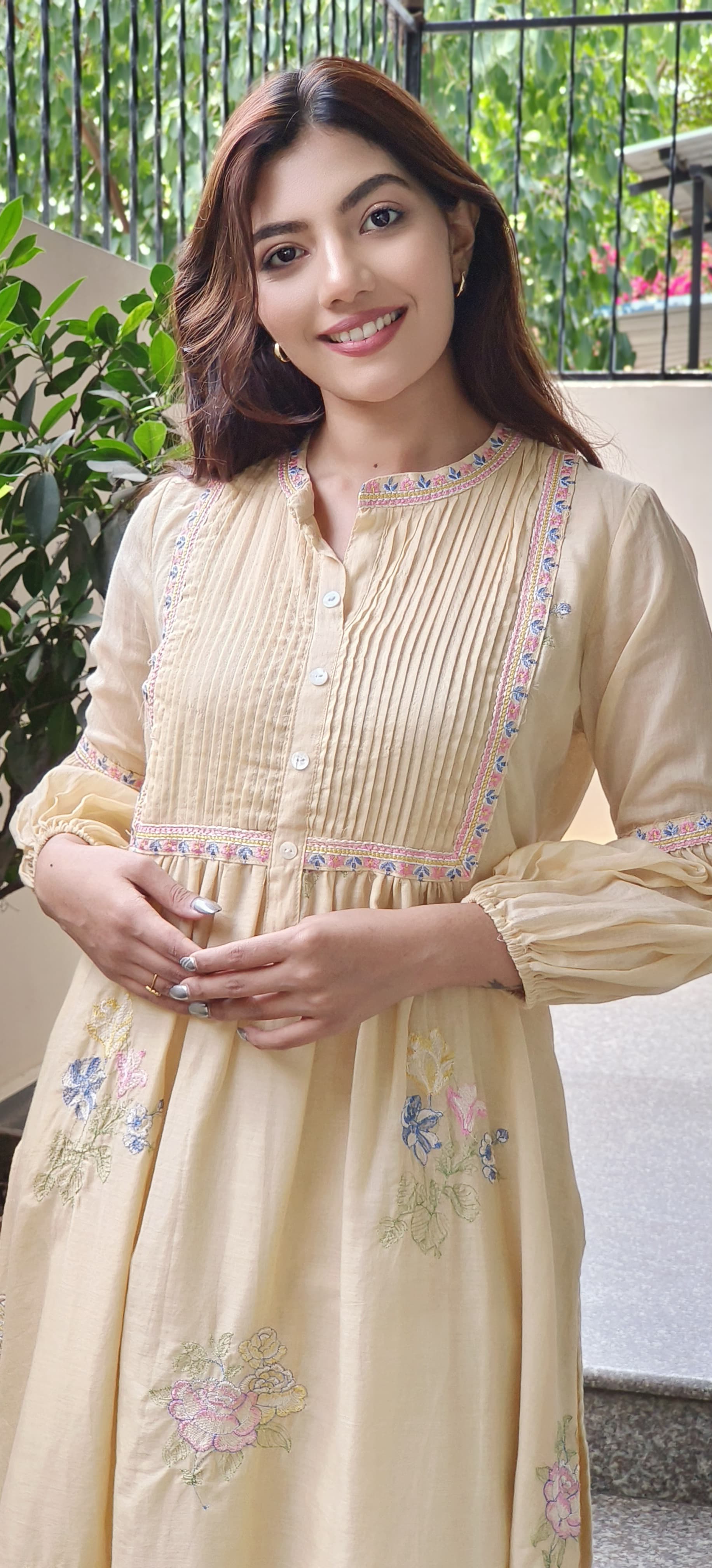 Mul Cotton Embroidered Summer Color Kurta Pant-9596,9597,9595,9599