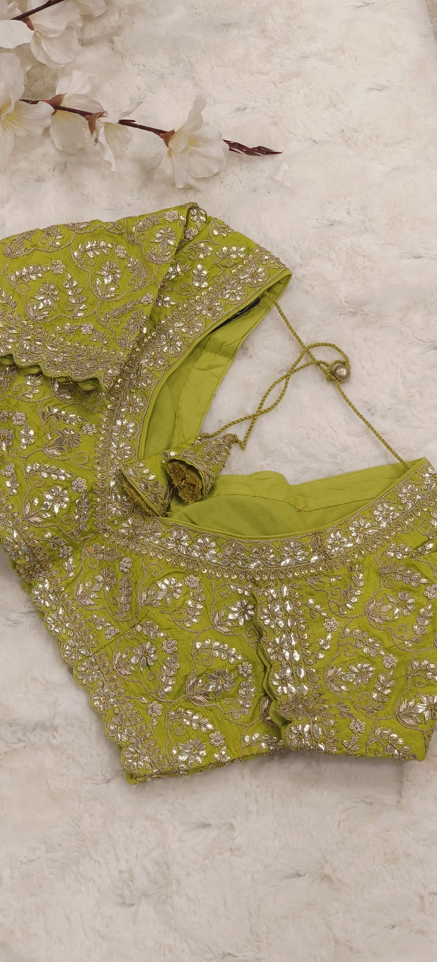 Zari Work Silk Embroidered Designer Saree
