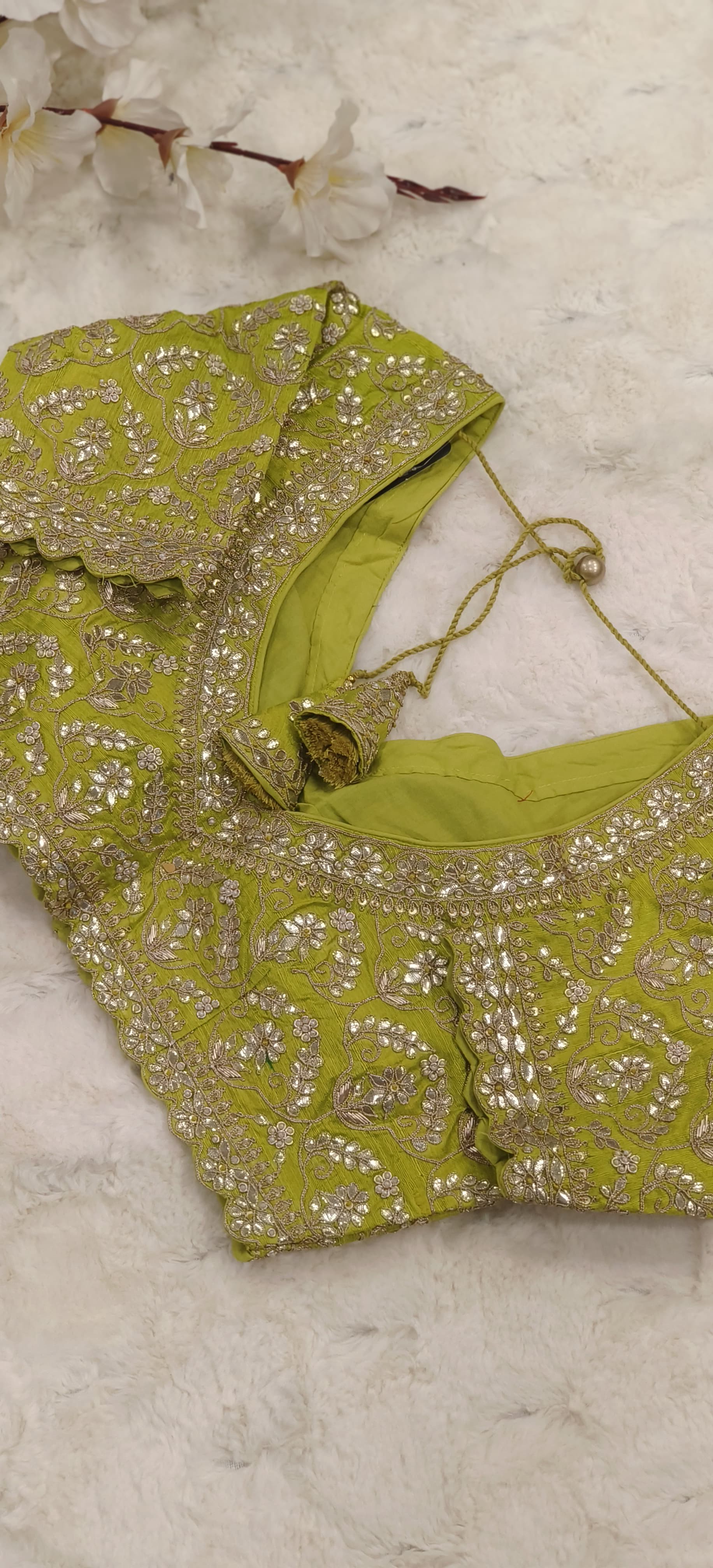 Zari Work Silk Embroidered Designer Saree