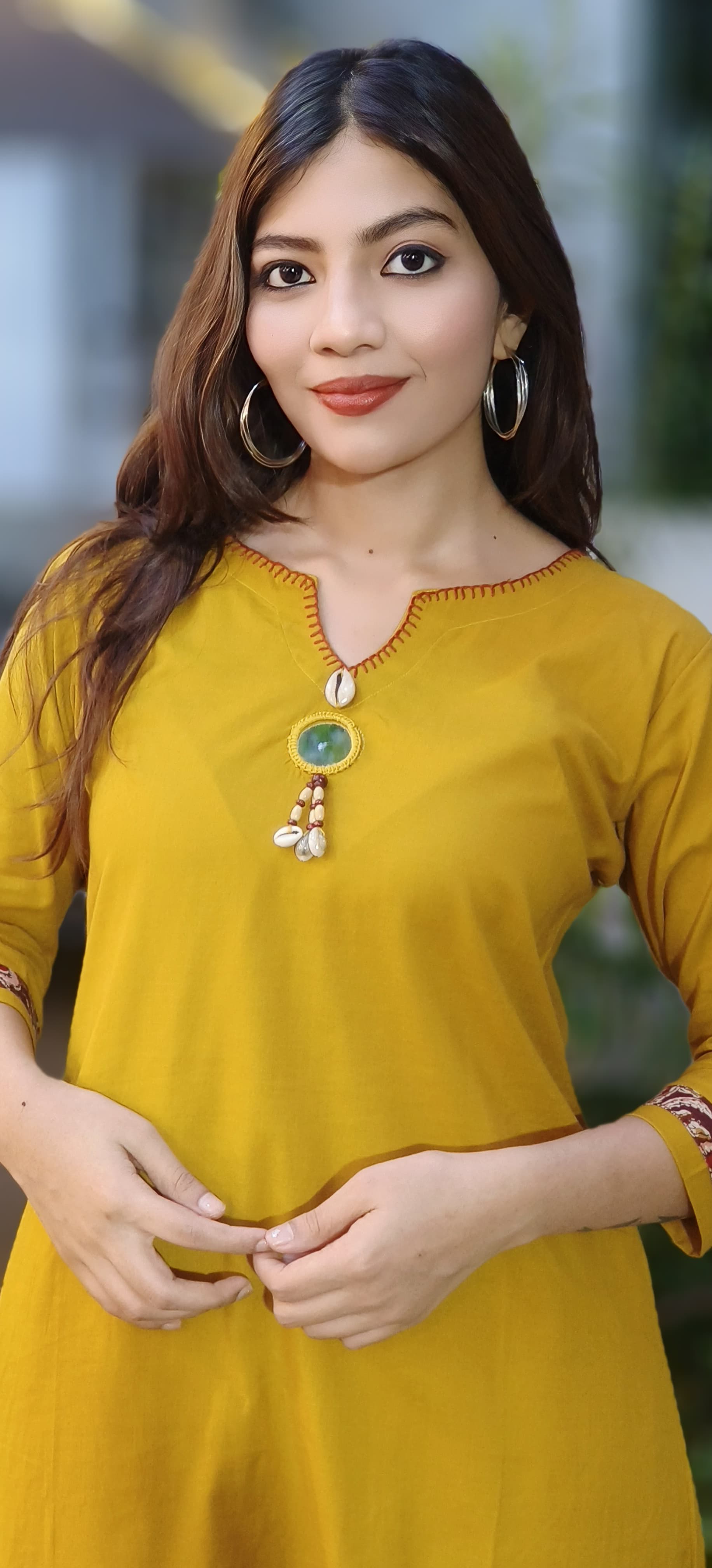 Solid Kurta With Loose Bottom In Cotton Fabric- 10249, 10250