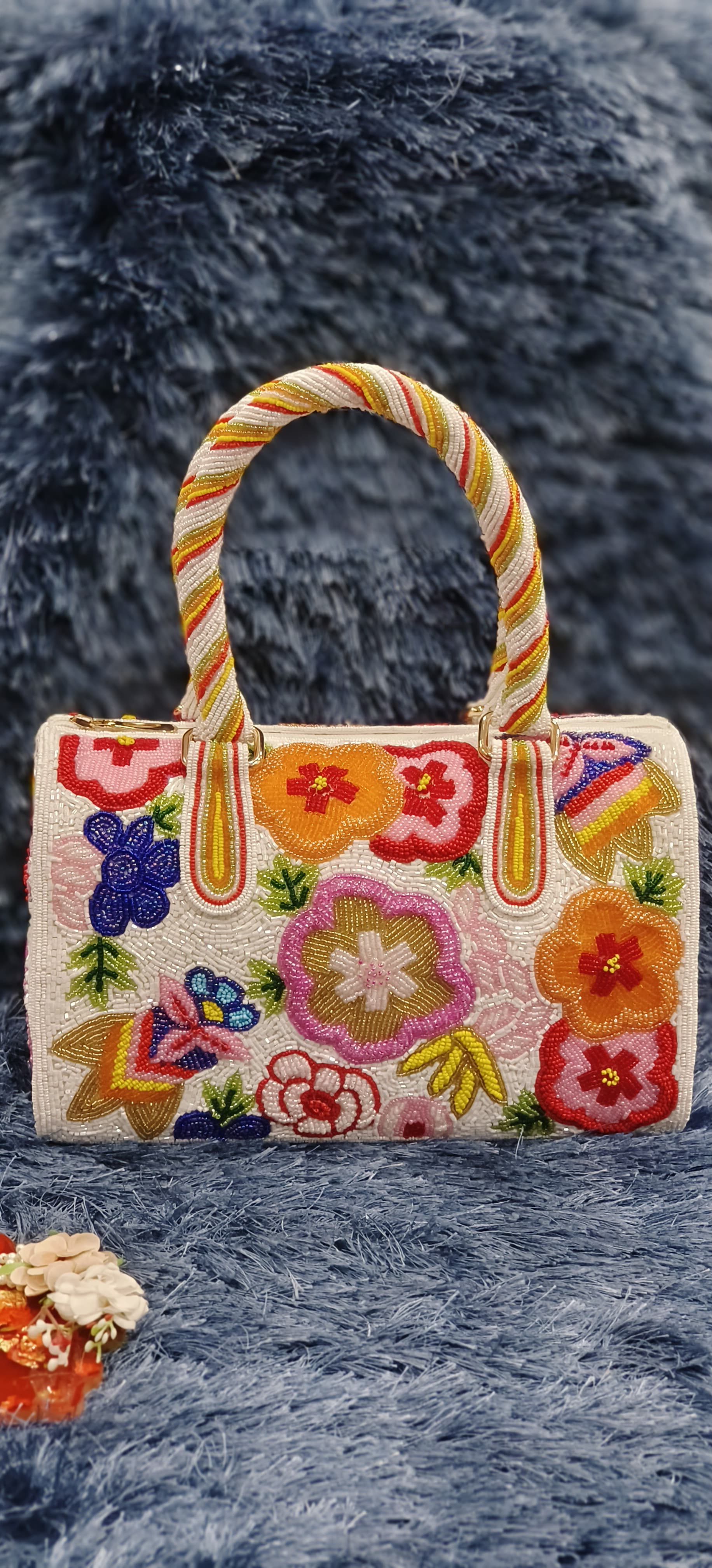 Phulkari Charm Tote Kind Hand Purse