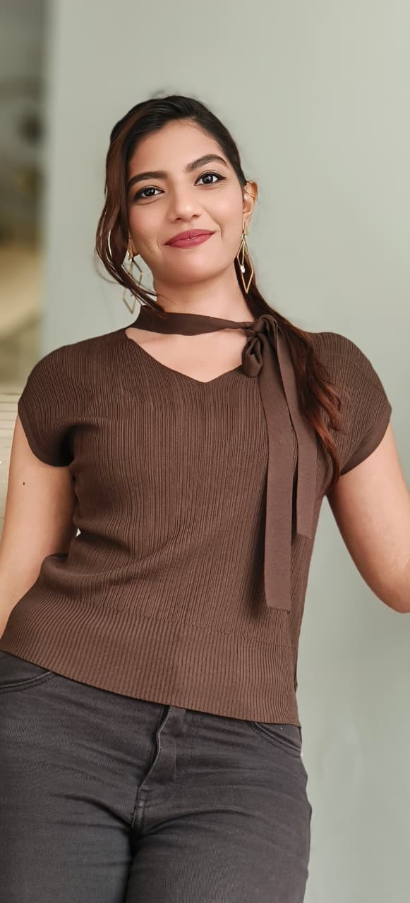Solid Color Charm Top