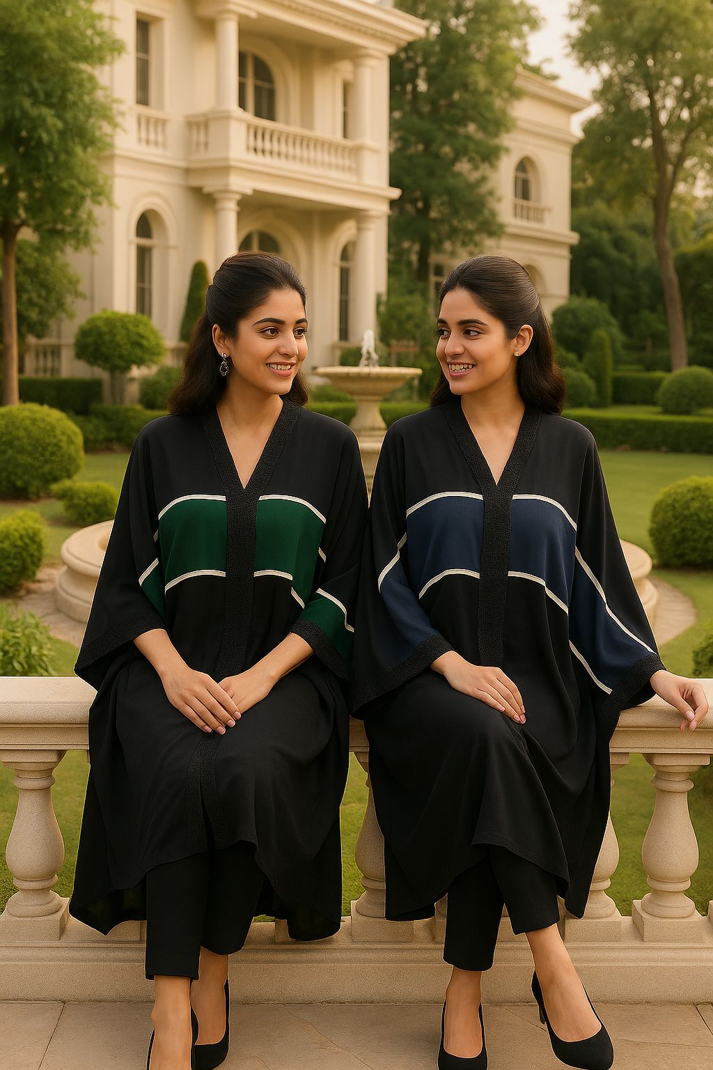 Oversize Midnight Glam Designer Indo-Western Kaftan Only- 11287, 11288
