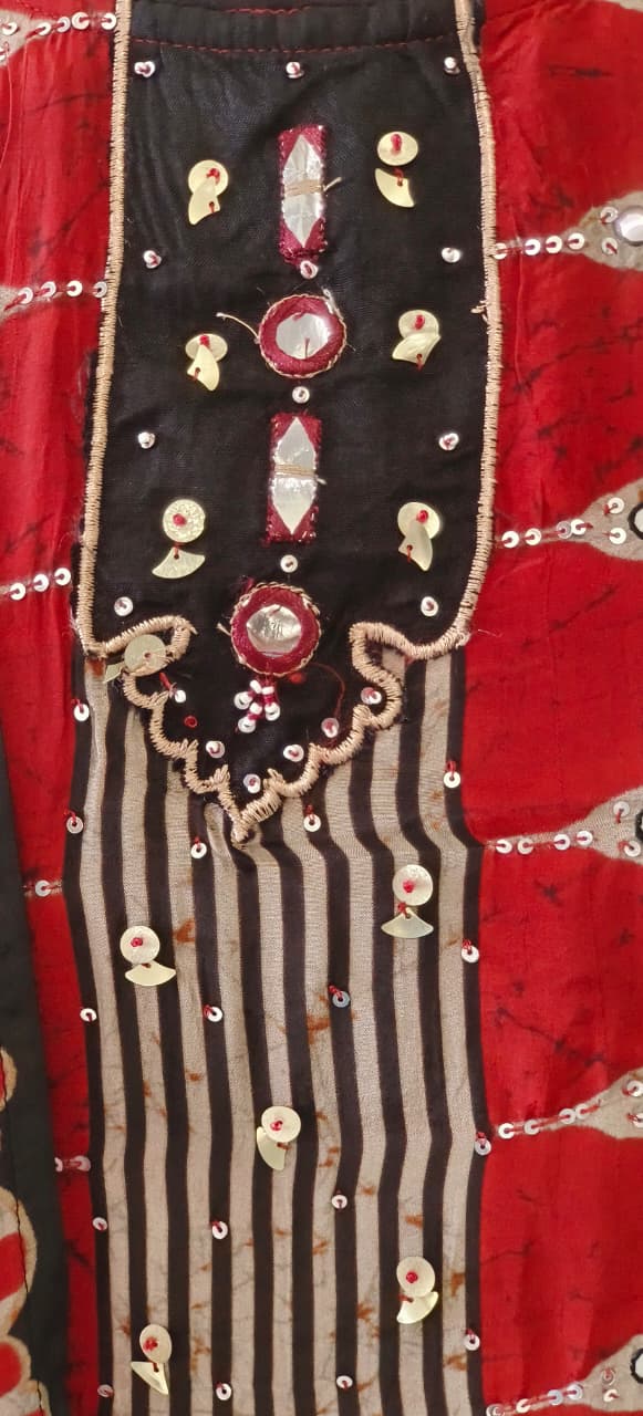 Pure Crepe Printed full suit set-12222