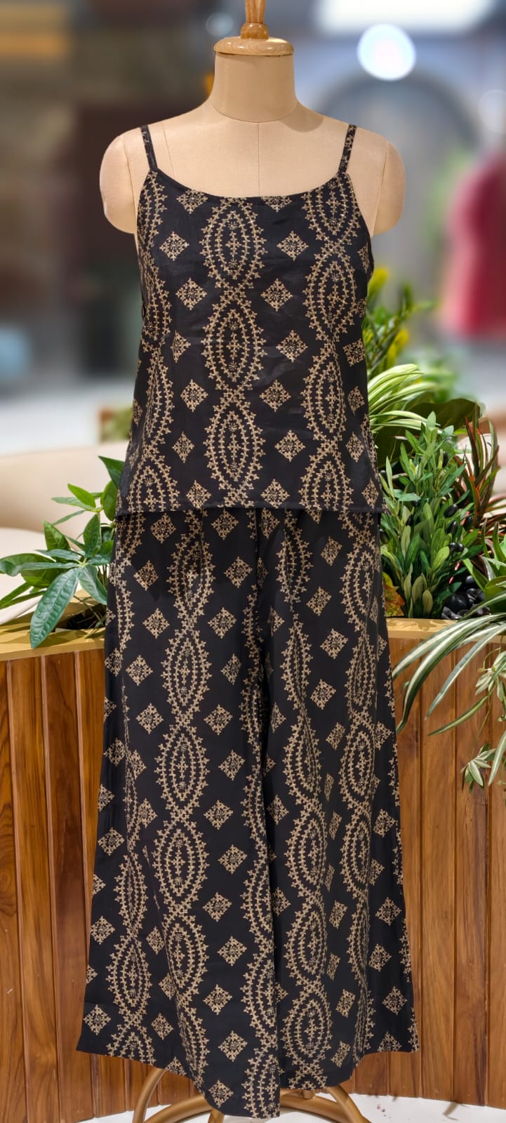 Real Mirror V-Neck Printed Kurta With Inner & Bottom In Modal Silk Fabric- 12992 Dispatching on Monday