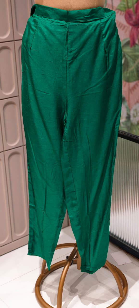 Solid Shade Angrakha Anakarli  Small Beads Works Full Suit Set 12755