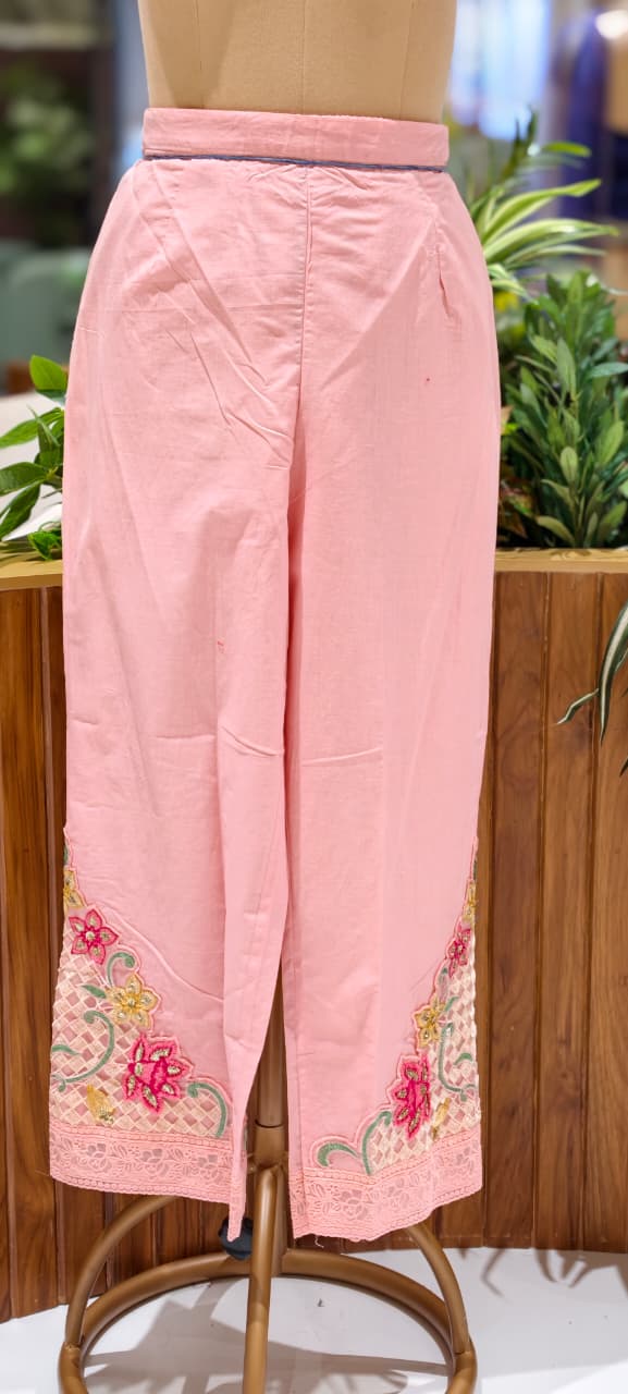 3D Floral Intricate Embroidery Detailing Surat Mul Chanderi Full Suit Set With Dupatta-14330 RB262