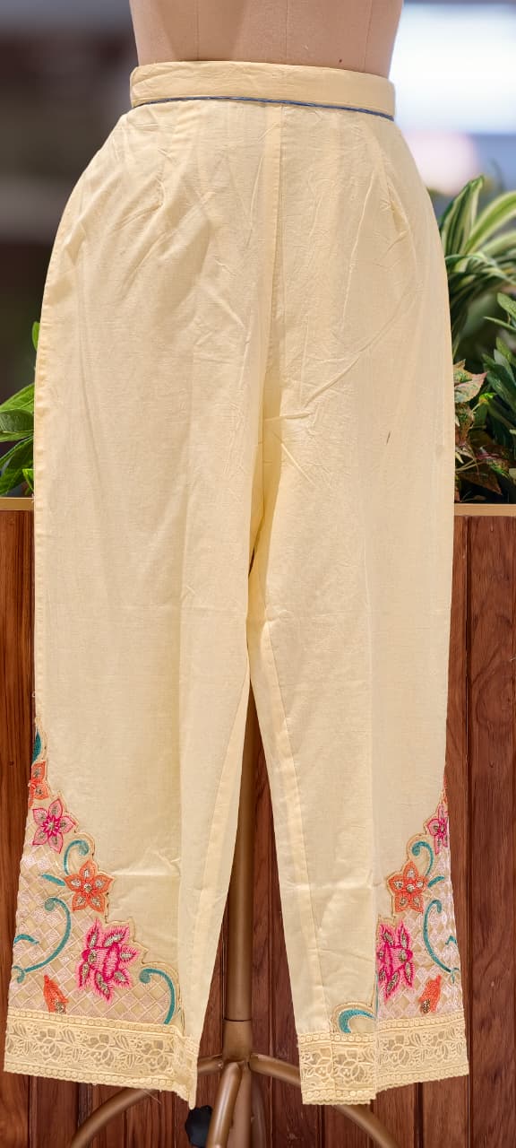 3D Floral Intricate Embroidery Detailing Surat Mul Chanderi Full Suit Set With Dupatta-14330 RB262