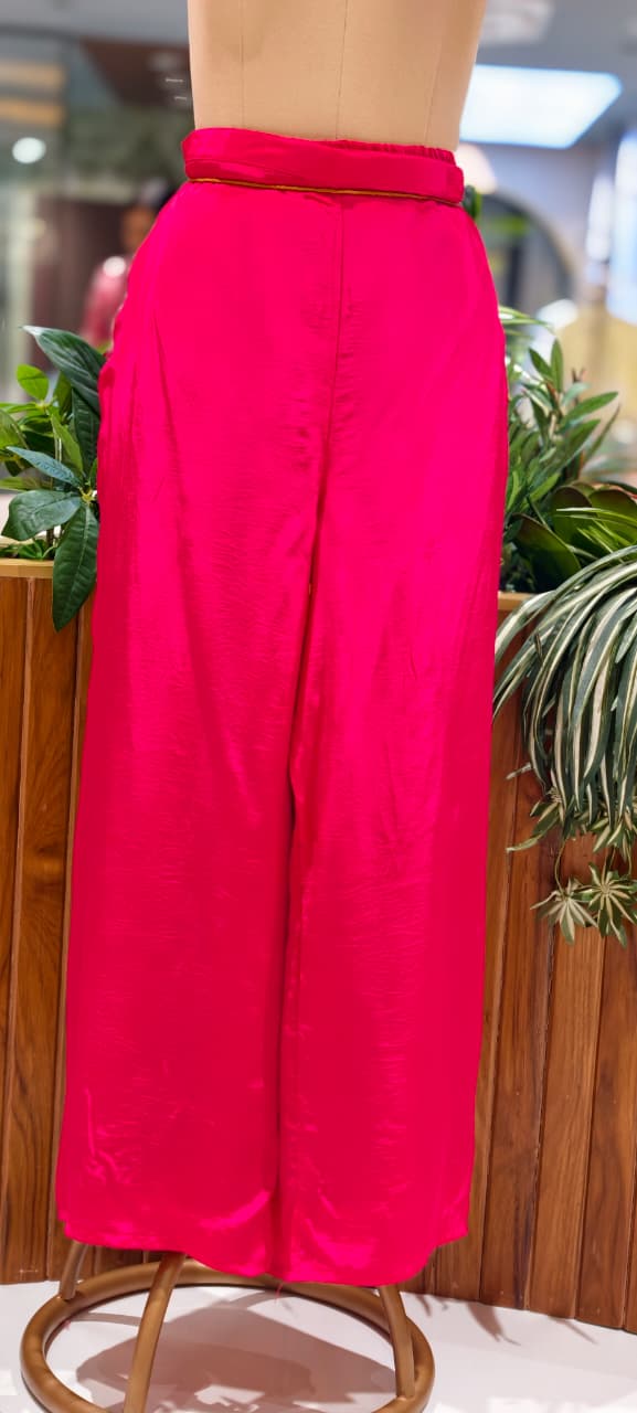 Very Stylish Sequin Elegance Over Sized Indo Wear Kurta With Palazzo Bottom- 15617