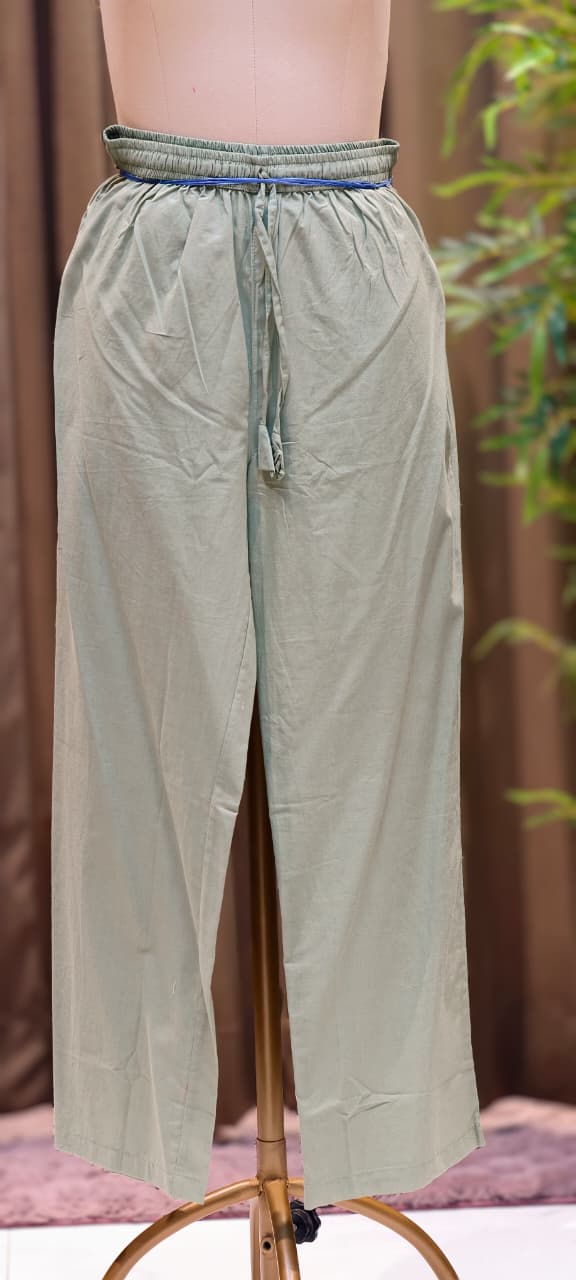 Kodi Real Mirror Work Handwork Boho Style A-Line Cotton Full Suit Set With Dupatta- RB567