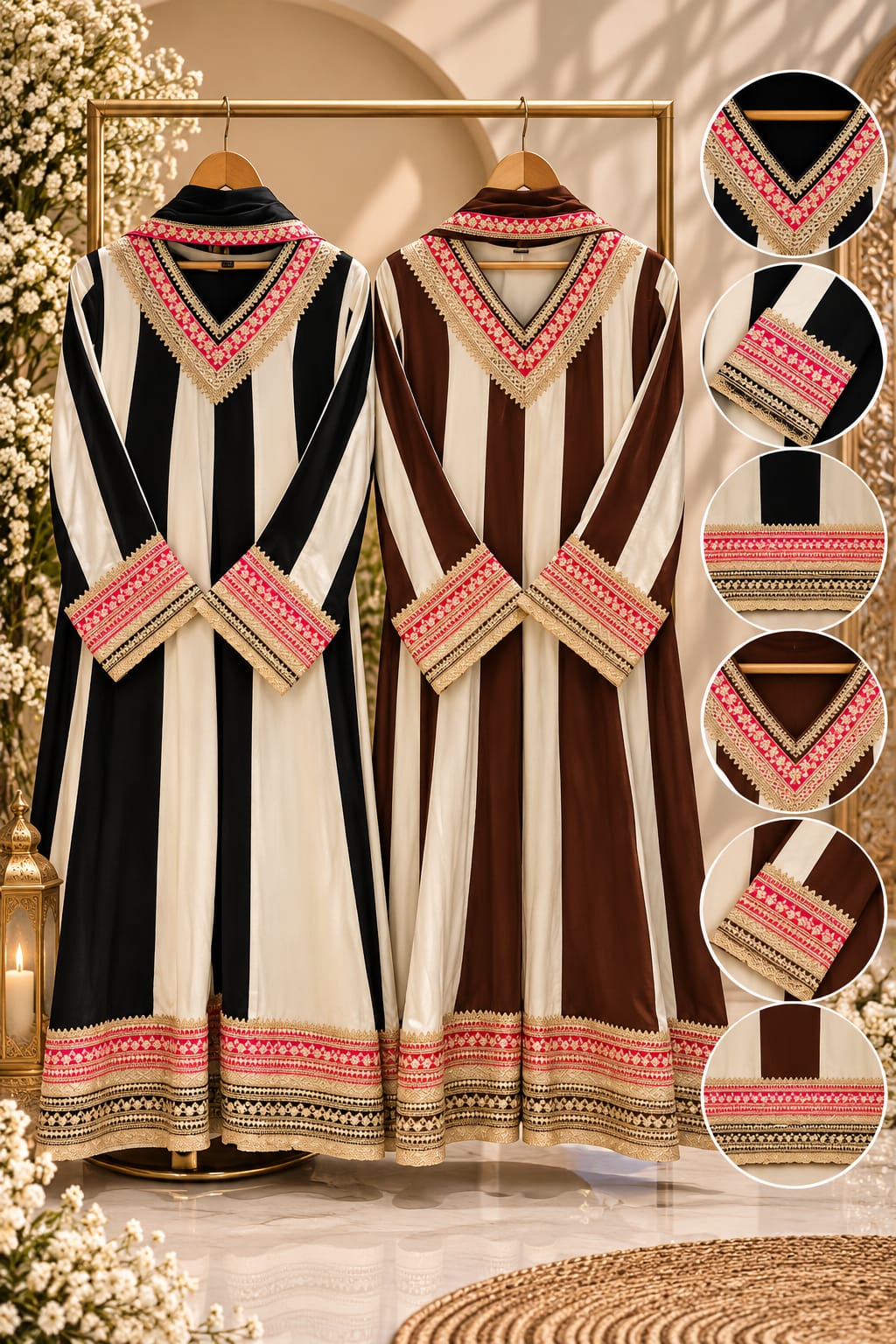Highly Flared Panel Dual Tone Crepe Anarkali Full Suit Set With Dupatta With Vibrant Zardosi Borderd Work- 16127