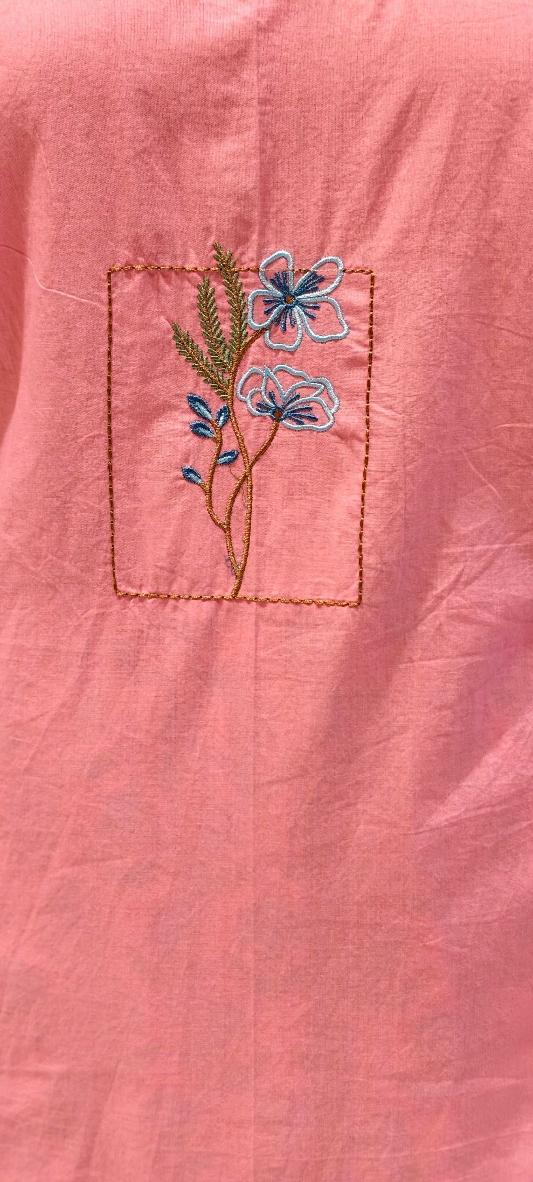 Sleeveless Embroidered Kurta with Tassel Detailing for Festive & Casual Wear-13869