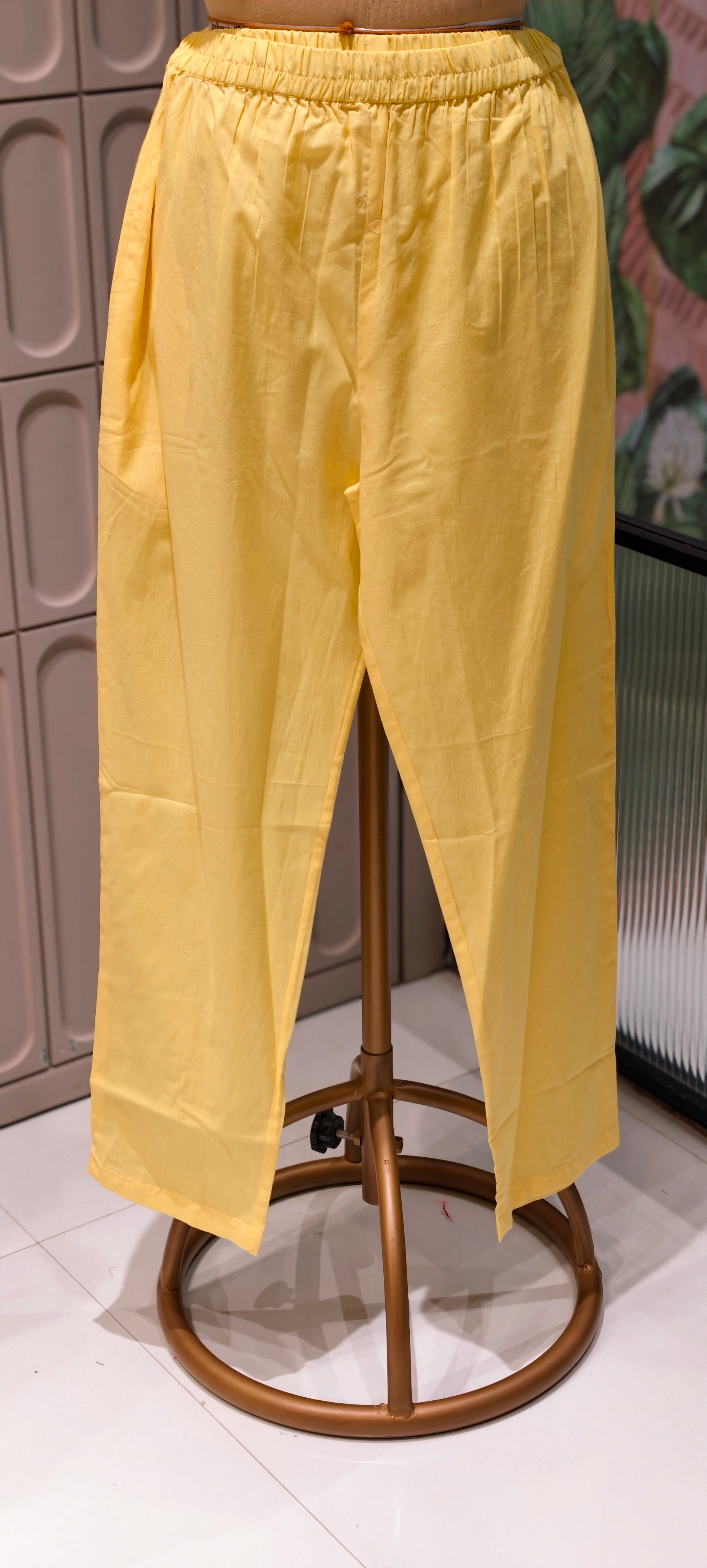 Mul Cotton A-Line Kurta Sets with Embroidered Yoke, Straight Pants and Dupatta-13881